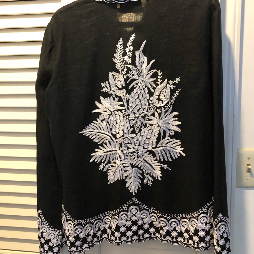 Dana Buchman Linen Top